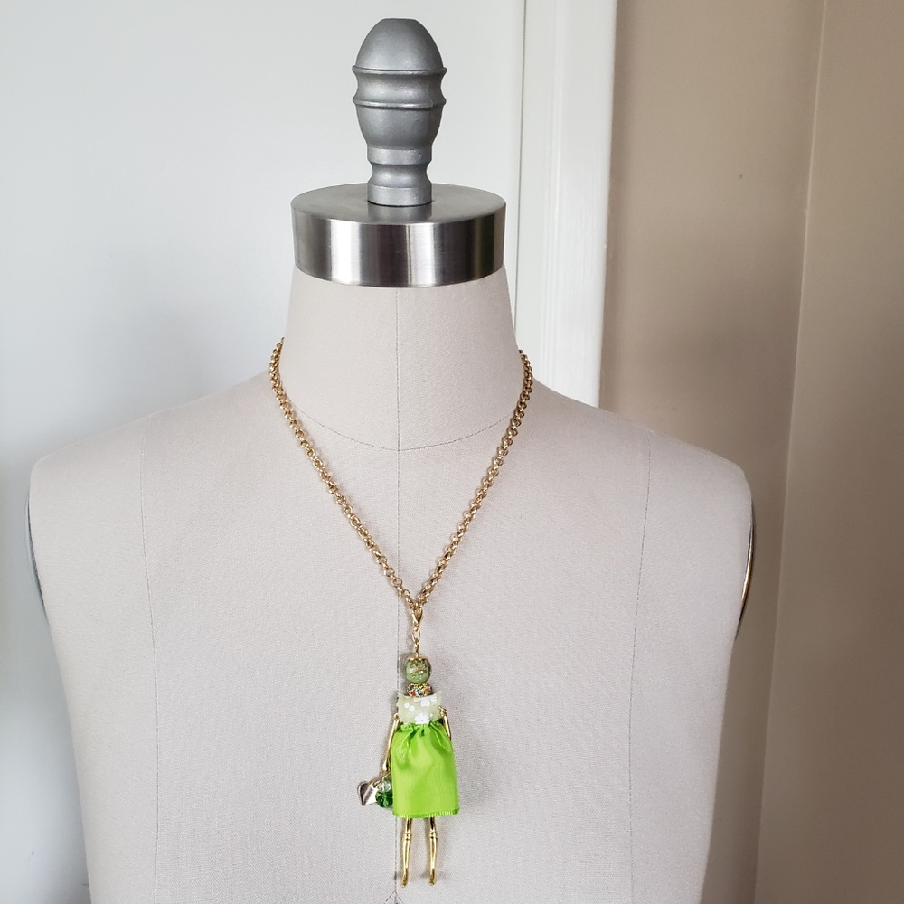 Made in Italy Murano Doll Necklace NEW!